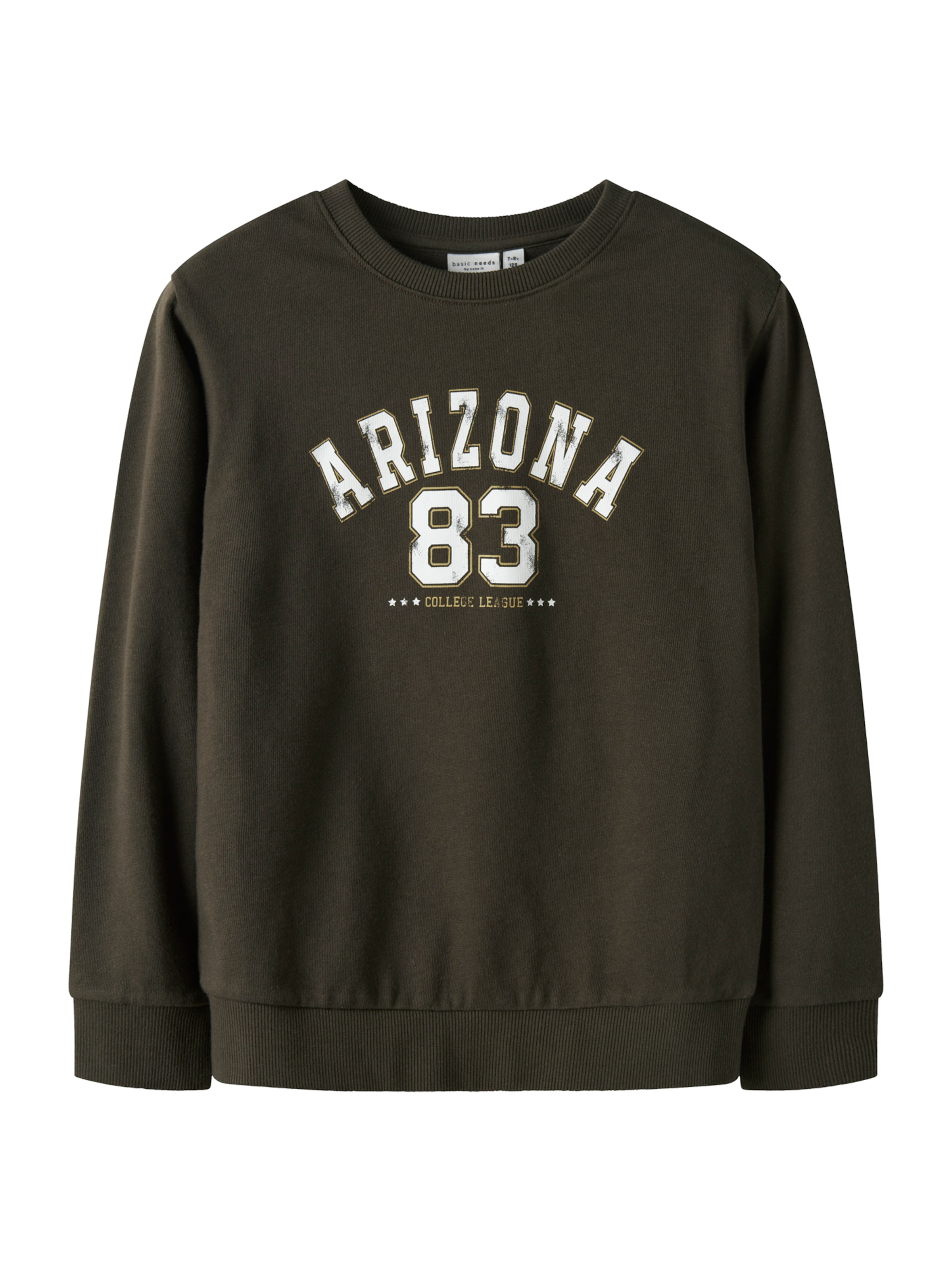 Sweat 'NKMVODER' NAME IT en marron : devant