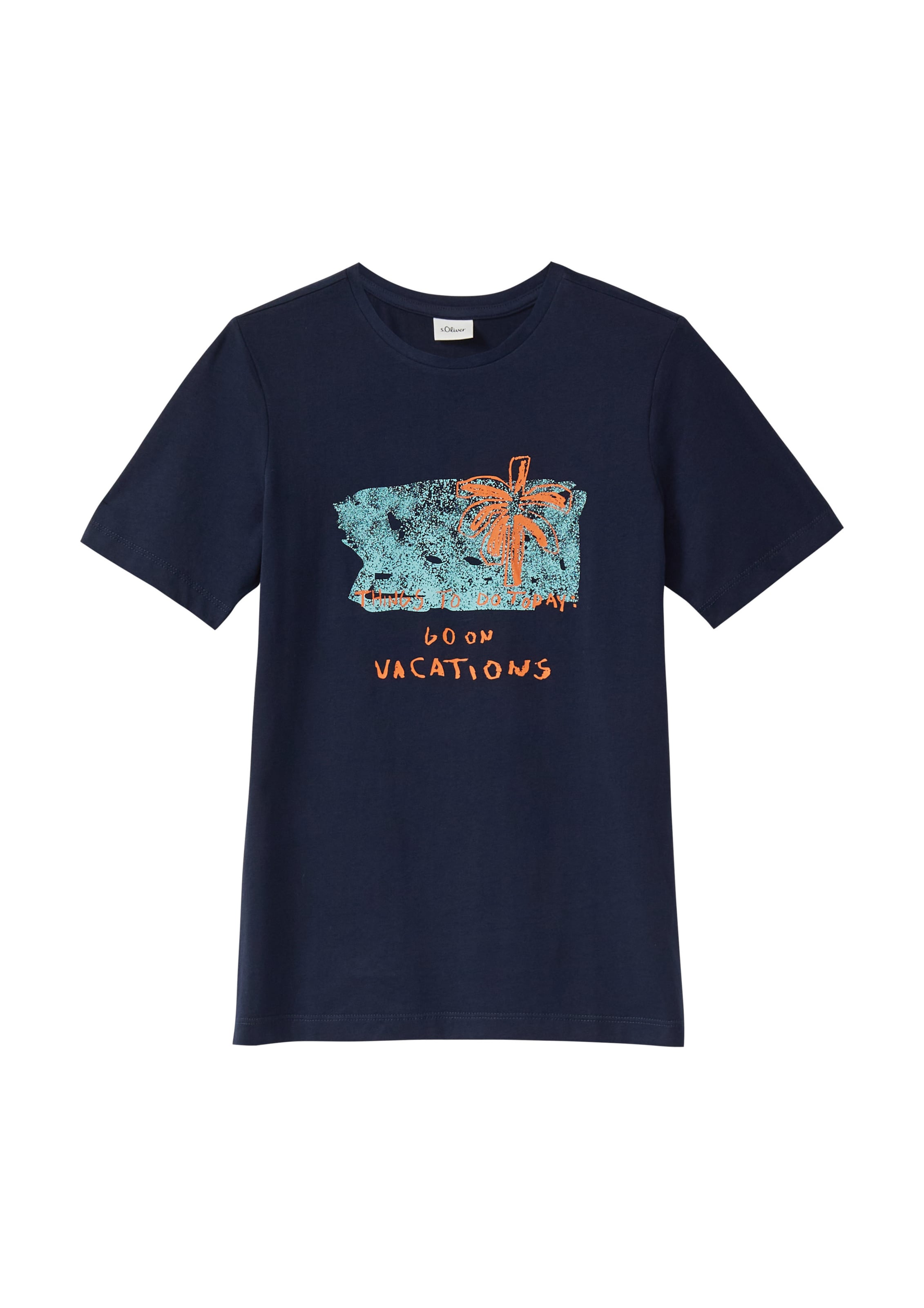 s.Oliver T-Shirt in Blau: Vorderseite