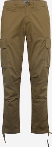 Pantalon cargo 'Ace Tucker' JACK & JONES en vert : devant