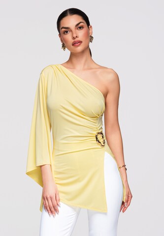 Ombre Bluse 'OW-SH-E0005' in Gelb