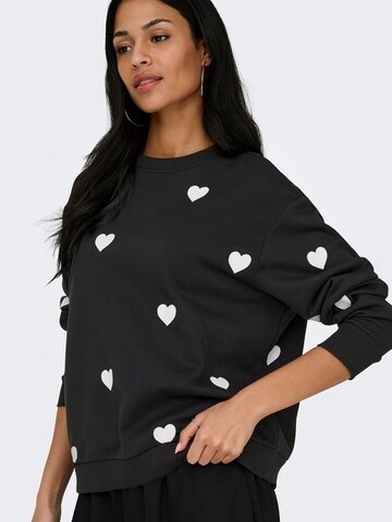 JDY Sweatshirt 'JDYNANNA' in Black
