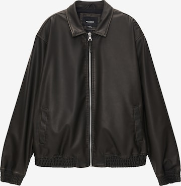 Veste mi-saison Pull&Bear en noir : devant