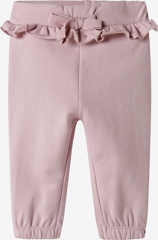 NAME IT Tapered Housut 'NBFROWANE' värissä lila: etupuoli