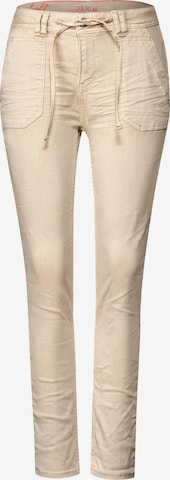 STREET ONE - Slimfit Vaquero 'Bonny' en beige: frente