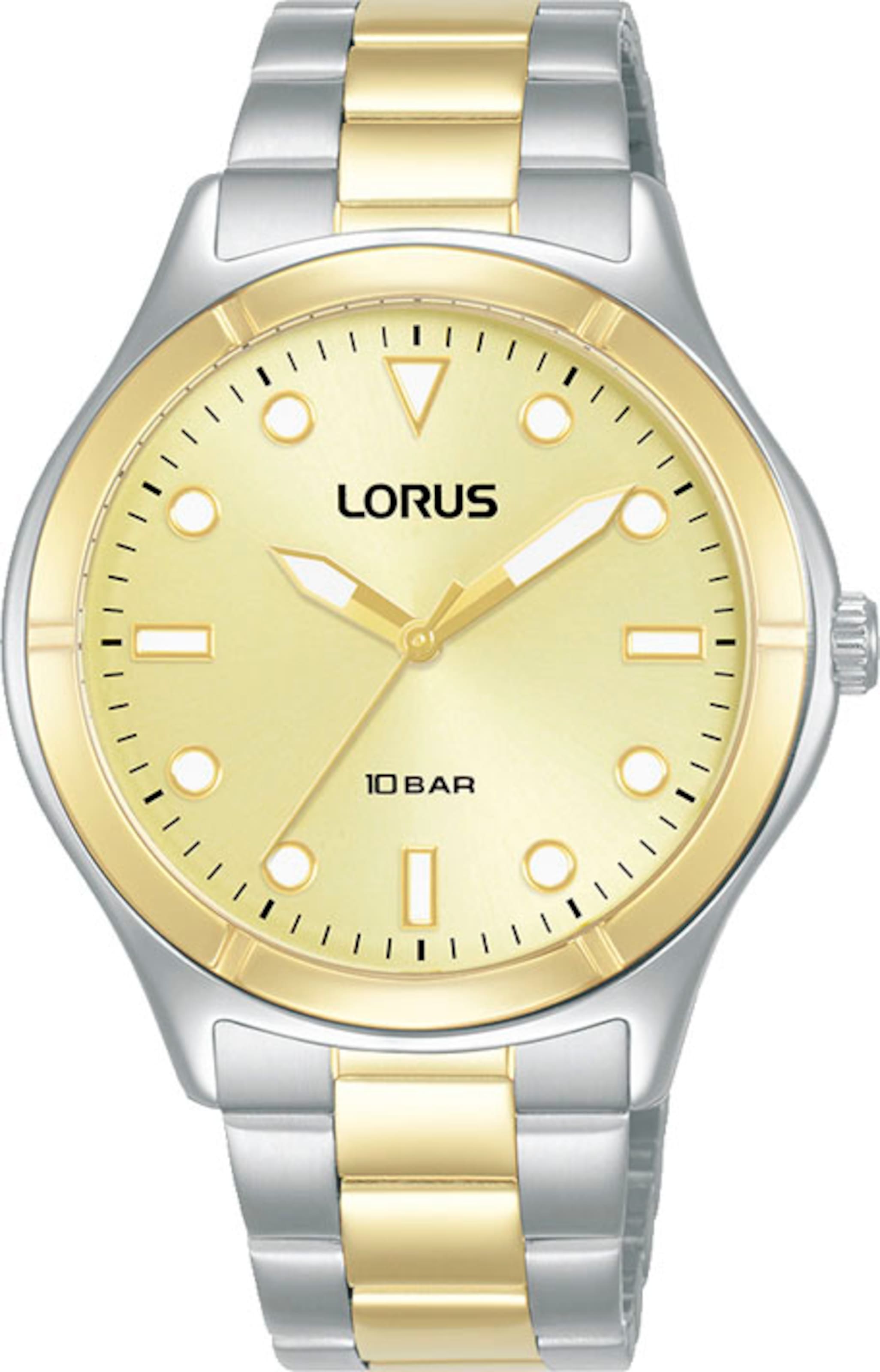 LORUS Analog Watch in Gold: front