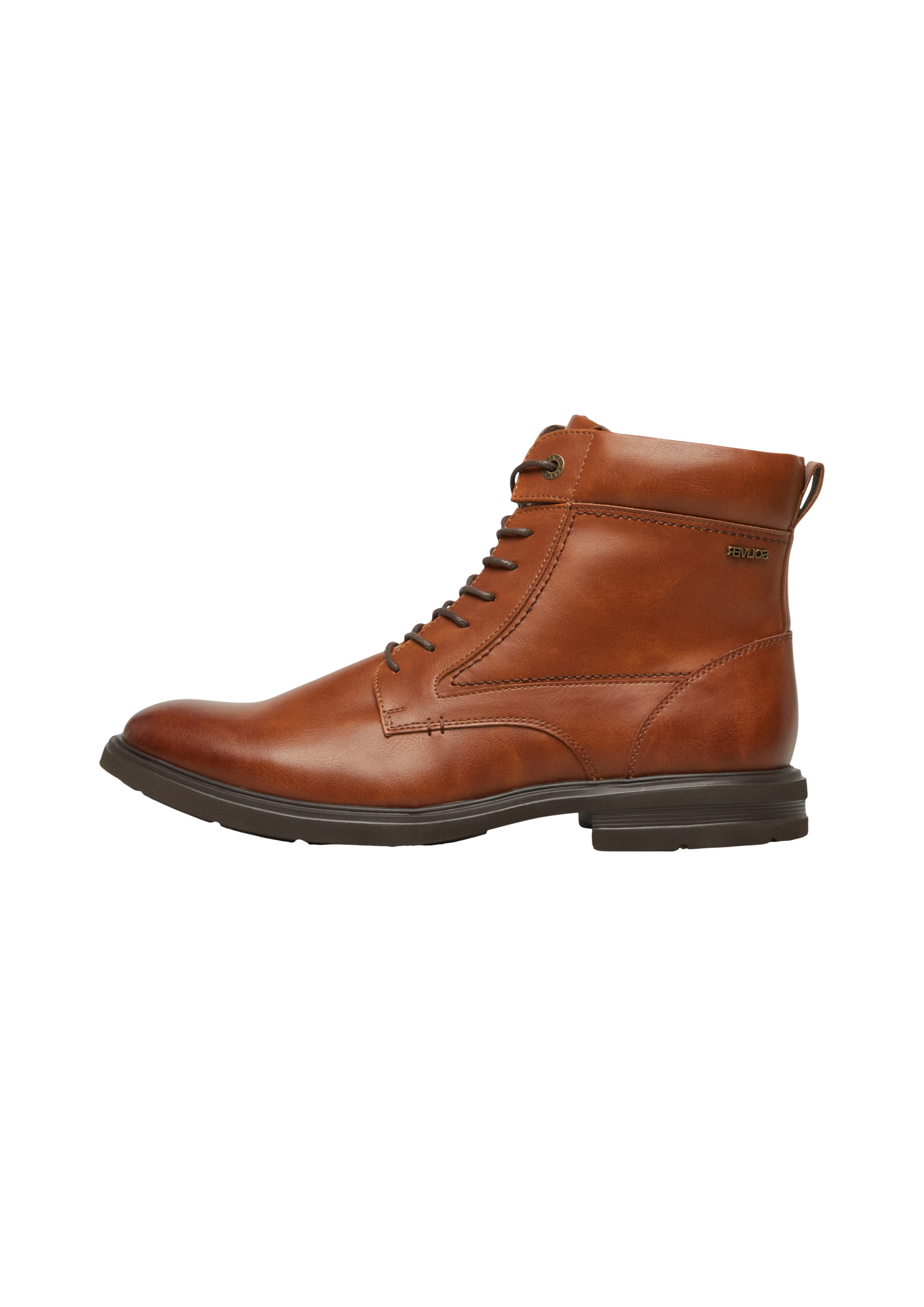 Bottines à lacets s.Oliver en marron : devant