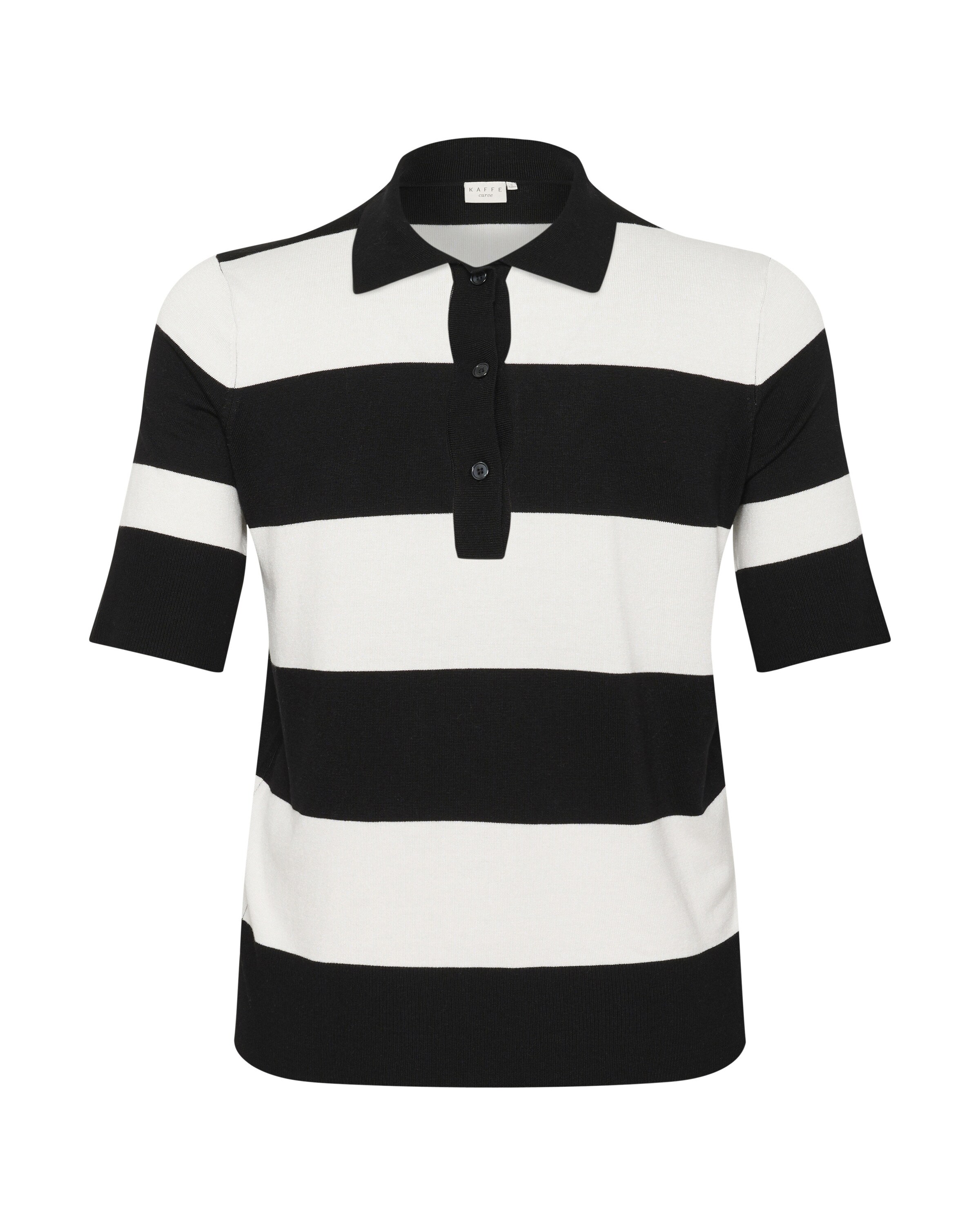 KAFFE CURVE Sweater 'KCLizzy' in Black: front