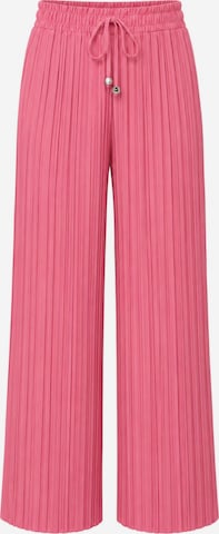 Worldclassca Bügelfaltenhose 'Damen Plissee Sommer Hose' in Pink: Vorderseite