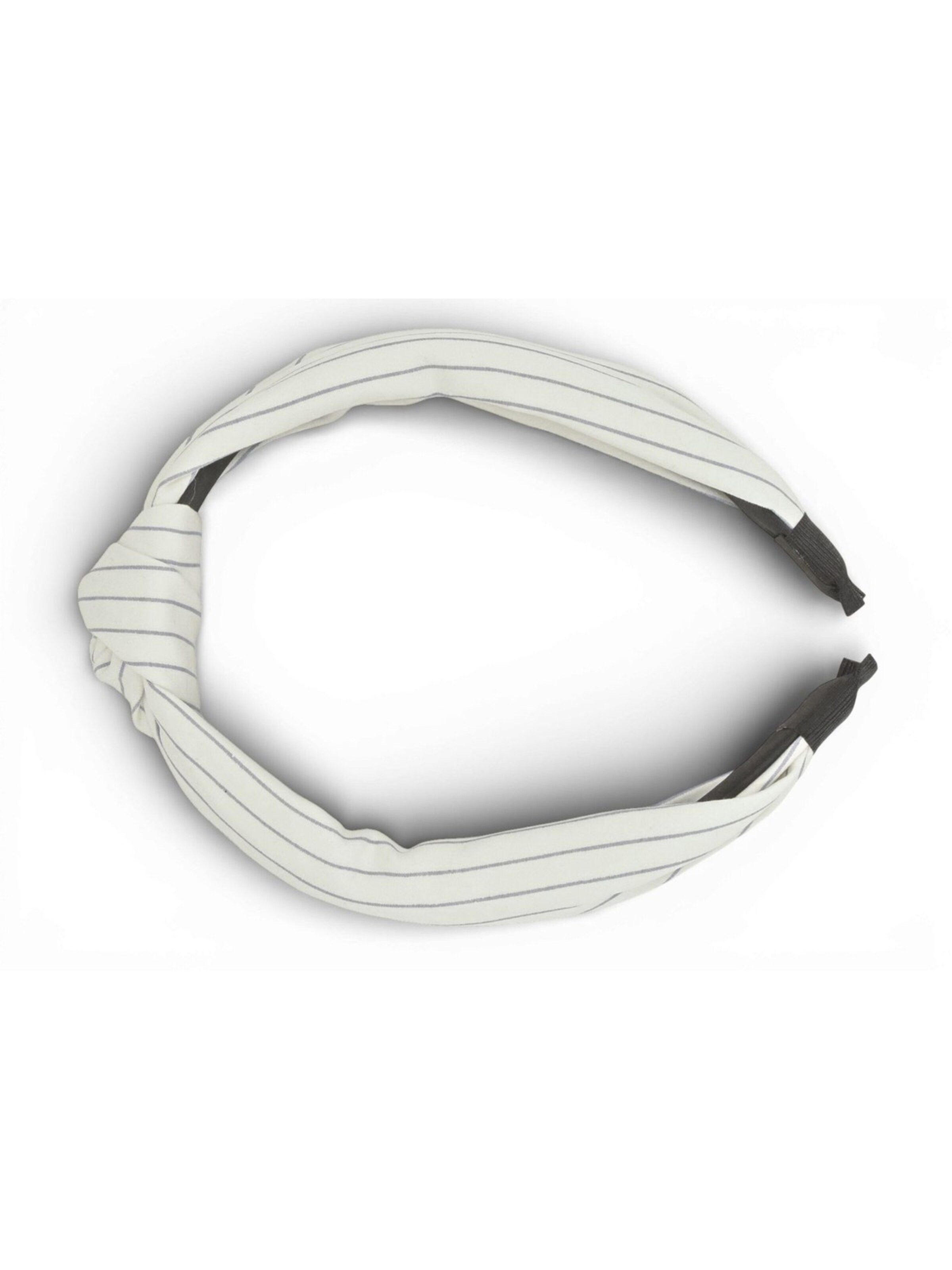 styleBREAKER Haarschmuck 'Haarreif Gestreift mit Twist Knoten'‌‌ in Weiß