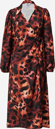 Rochie tip bluză Dorothy Perkins pe crem / maro ruginiu / negru, Vizualizare produs
