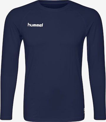 Base layer di Hummel in blu: frontale