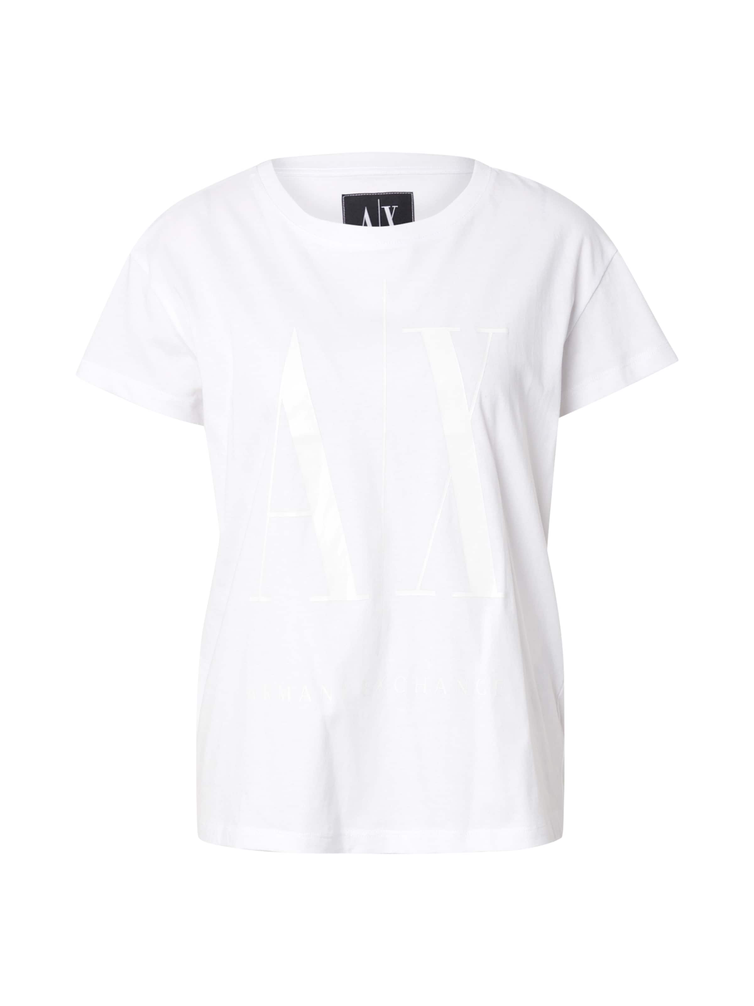 ARMANI EXCHANGE Μπλουζάκι σε λευκό: μπροστά