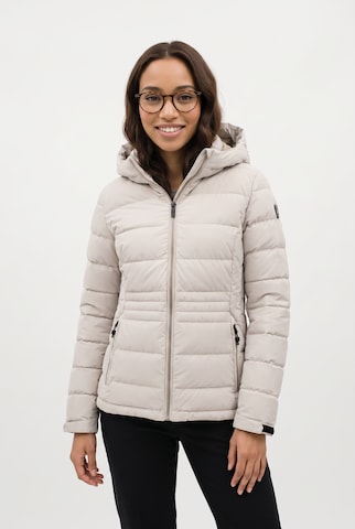 KILLTEC Outdoorjacke in Weiß: Vorderseite