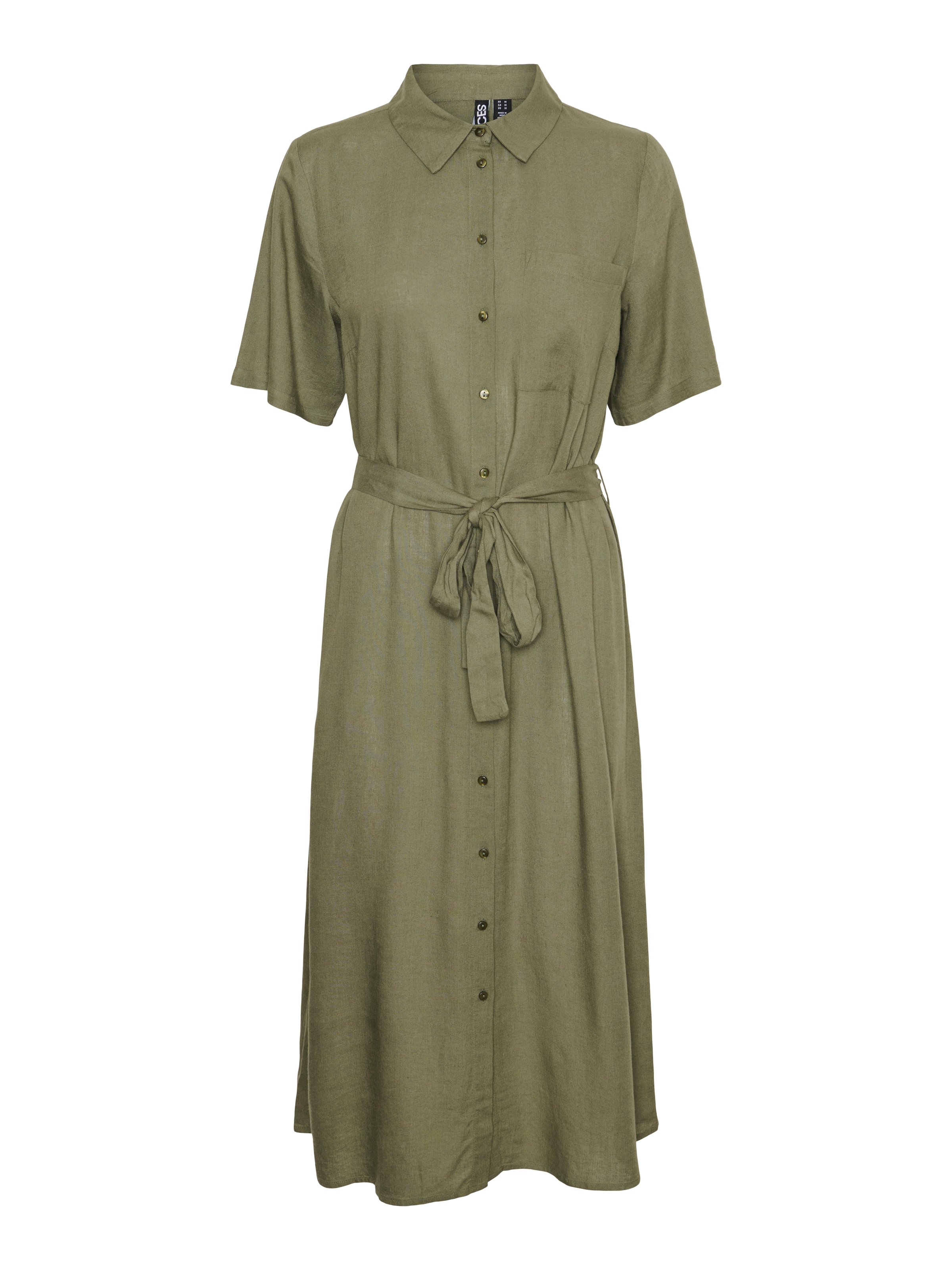 PIECES Μπλουζοφόρεμα 'PCPIA' σε πράσινο: μπροστά