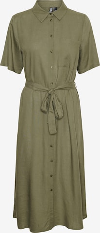 PIECES Shirt dress 'PCPIA' in Green: front