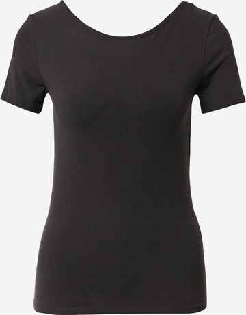 T-shirt ONLY en noir : devant