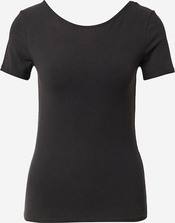 T-shirt ONLY en noir : devant