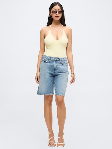 Abercrombie & Fitch Top 'MAR4' - Žltá
