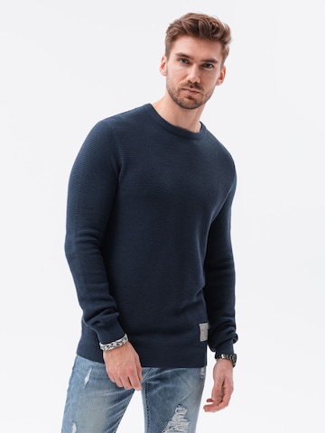 Ombre Trui 'E185' in Blauw: voorkant