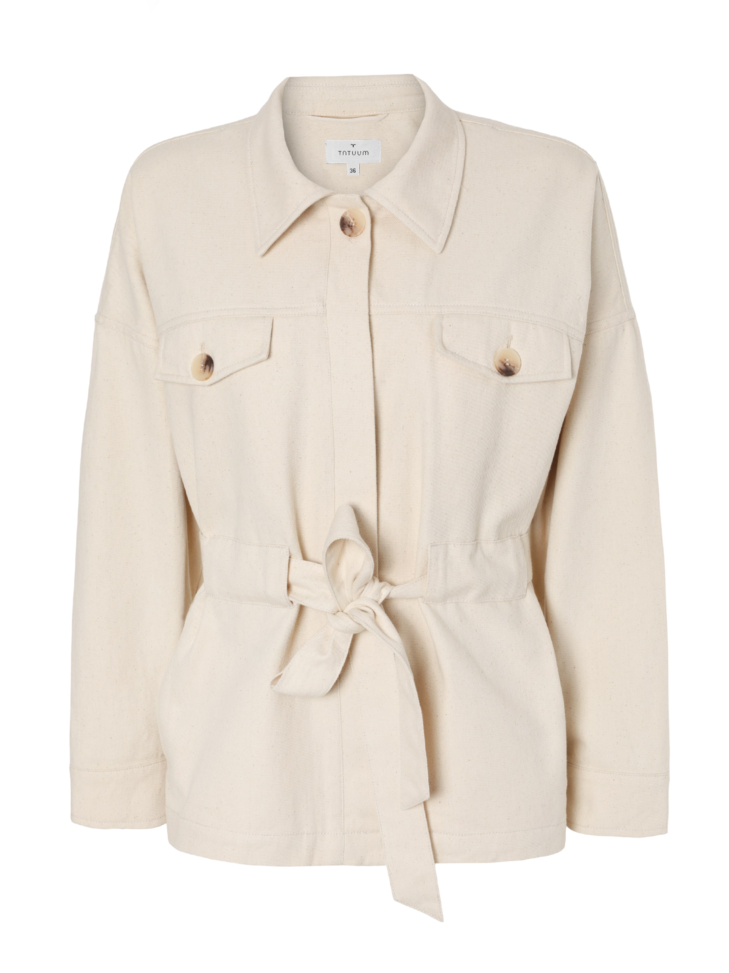 TATUUM Veste mi-saison en jaune, Vue avec produit