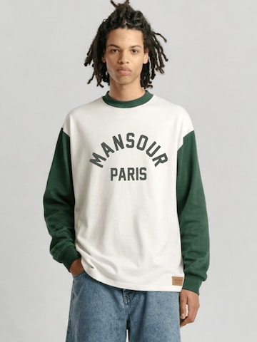Mansour Shirt 'Paris College Baseball' in Green: front
