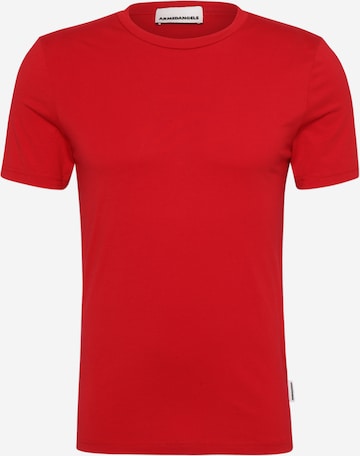 ARMEDANGELS Μπλουζάκι 'JAAMES' σε κόκκινο: μπροστά