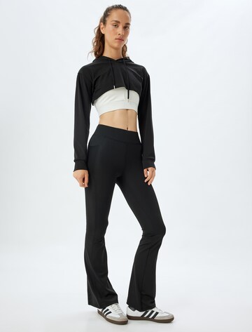 Koton Flared Leggings in Black