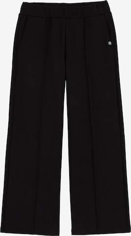 WE Fashion Wide Leg Housut värissä musta: etupuoli