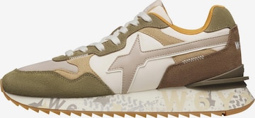 W6YZ Sneakers laag 'YAK-M.' in Groen: voorkant