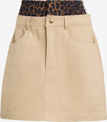 Jupe 'Firebird' ADIDAS ORIGINALS en beige : devant