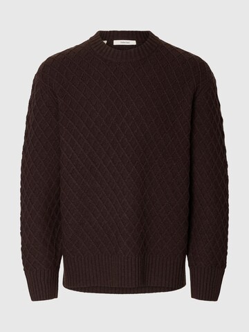 SELECTED - Jersey en marrón