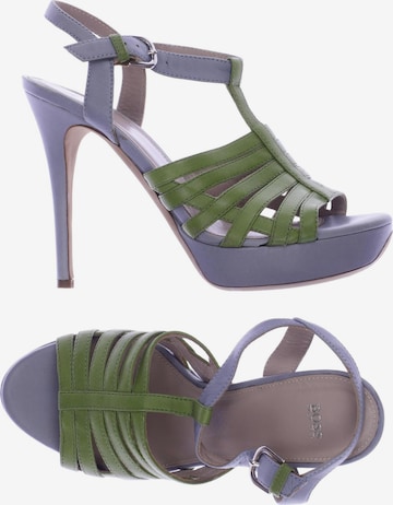 BOSS Black Sandals & High-Heeled Sandals in 37 in Green: front