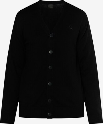 DreiMaster Klassik Knit Cardigan in Black: front