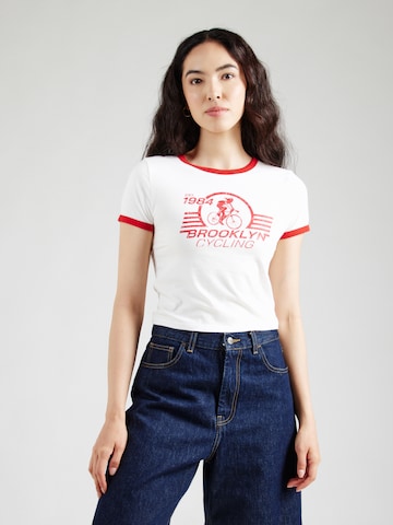 GAP Shirt in Wit: voorkant