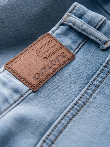 Ombre Slimfit Jeans in Blauw