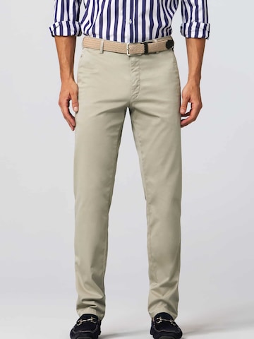 Regular Pantalon chino 'Bonn' MEYER en beige : devant