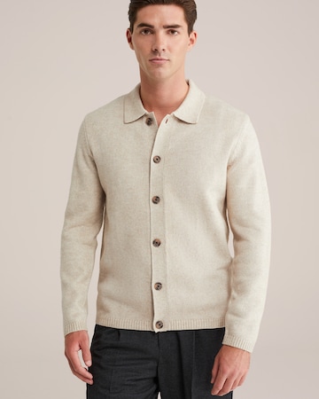 WE Fashion Kardigán - Béžová: predná strana