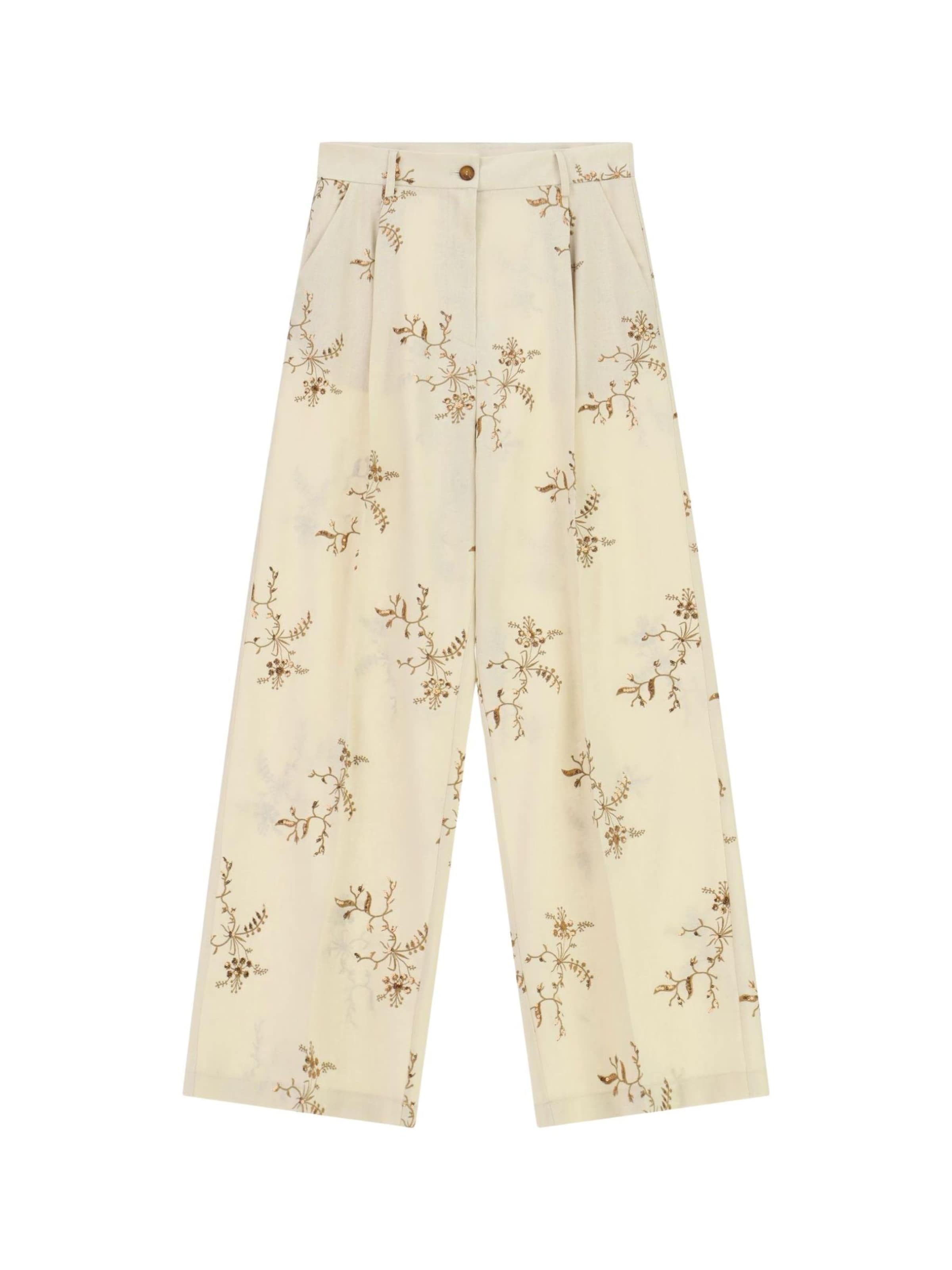 IMPERIAL - regular Pantalón en beige: frente