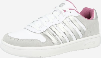 K-SWISS Matalavartiset tennarit 'Court Palisades' koossa 36 värissä harmaa / hopeanharmaa / valkoinen, Tuotenäkymä
