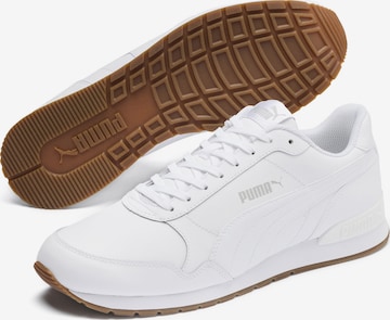 PUMA حذاء رياضي بلا رقبة 'Runner V2' بلون أبيض