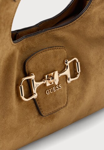 GUESS Schultertasche 'SUNSET' in Braun