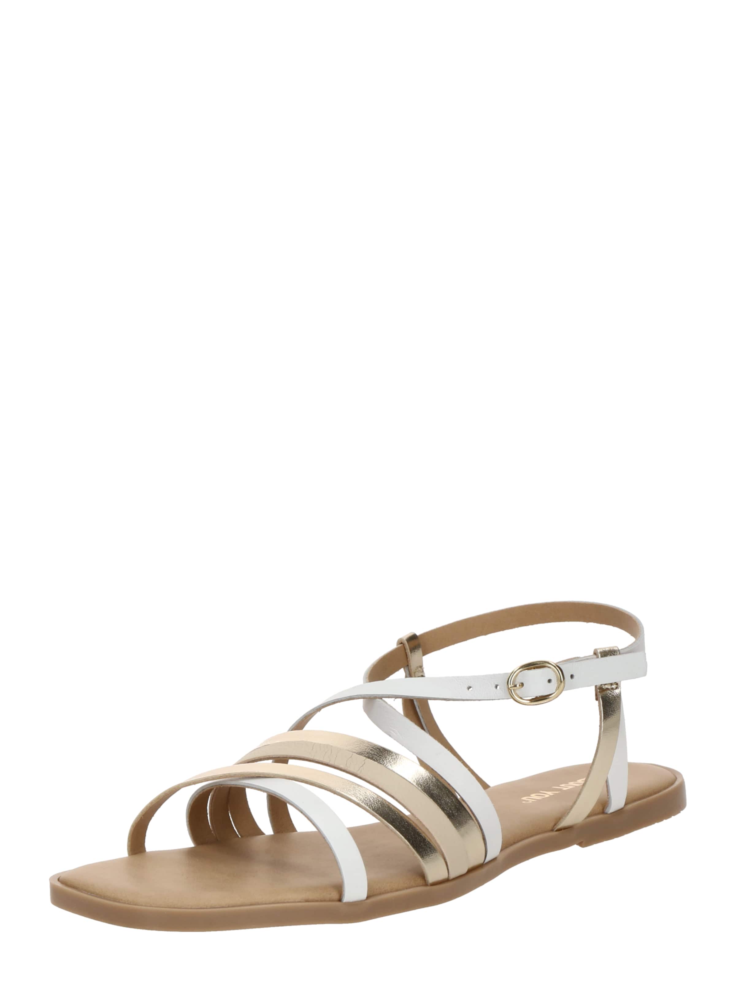 ABOUT YOU Strap Sandals &#x27;Pelin&#x27; in White: front