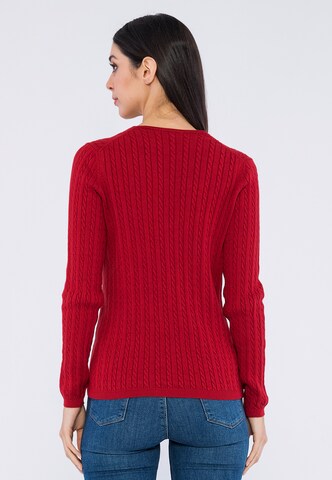 Pull-over 'Manon' Giorgio di Mare en rouge