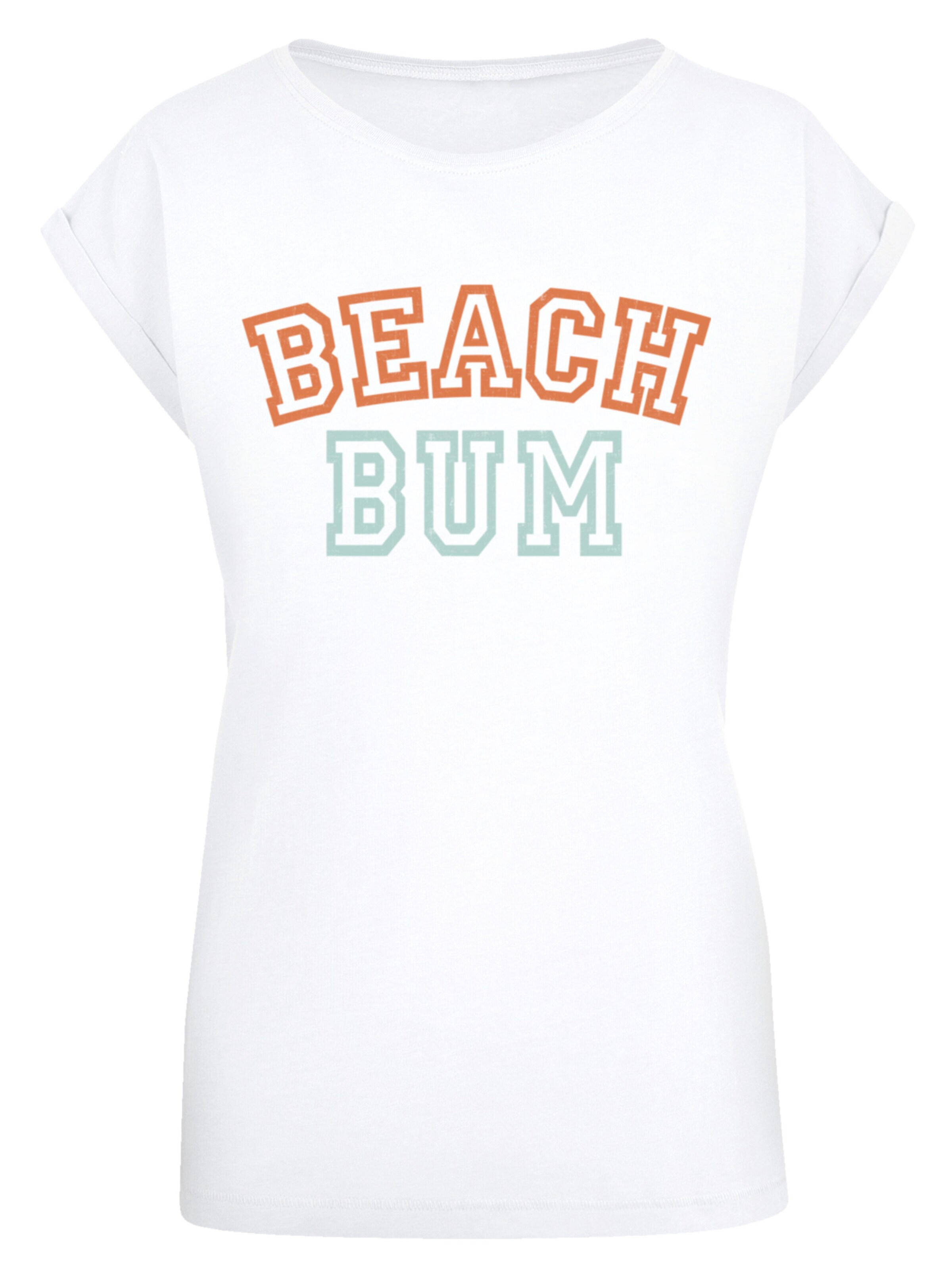 F4NT4STIC T-shirt 'Beach Bum' en azur / rouge / blanc, Vue avec produit