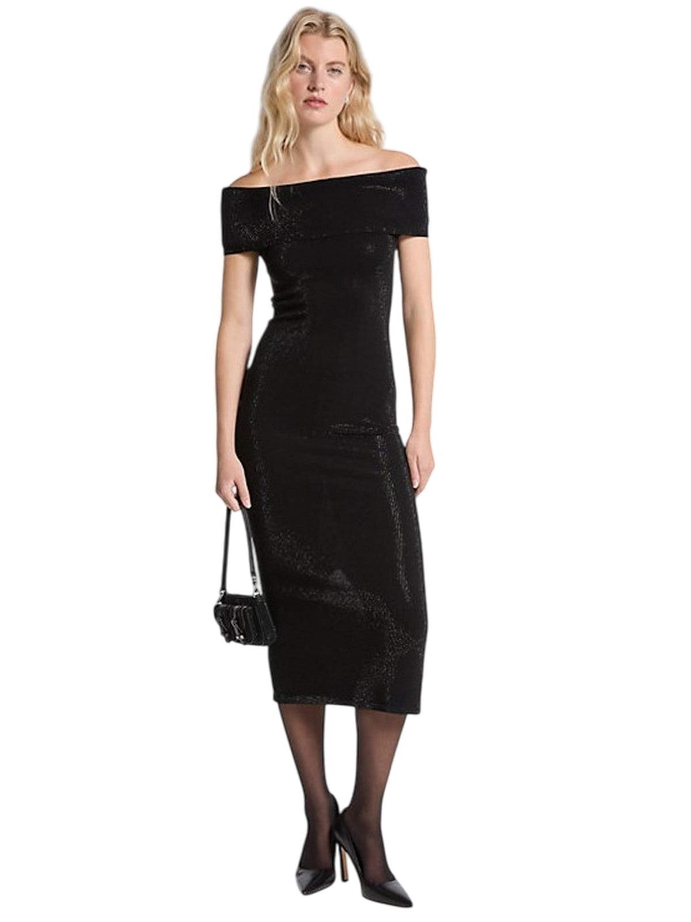 Michael Kors - Vestido de gala en negro: frente