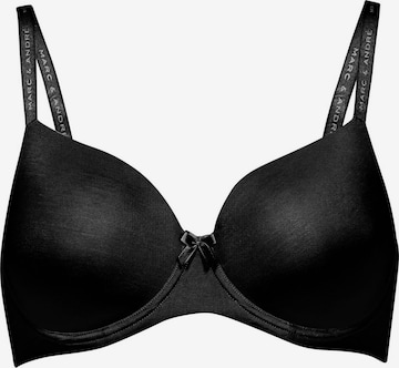 Push-up Soutien-gorge Marc & André en noir : devant