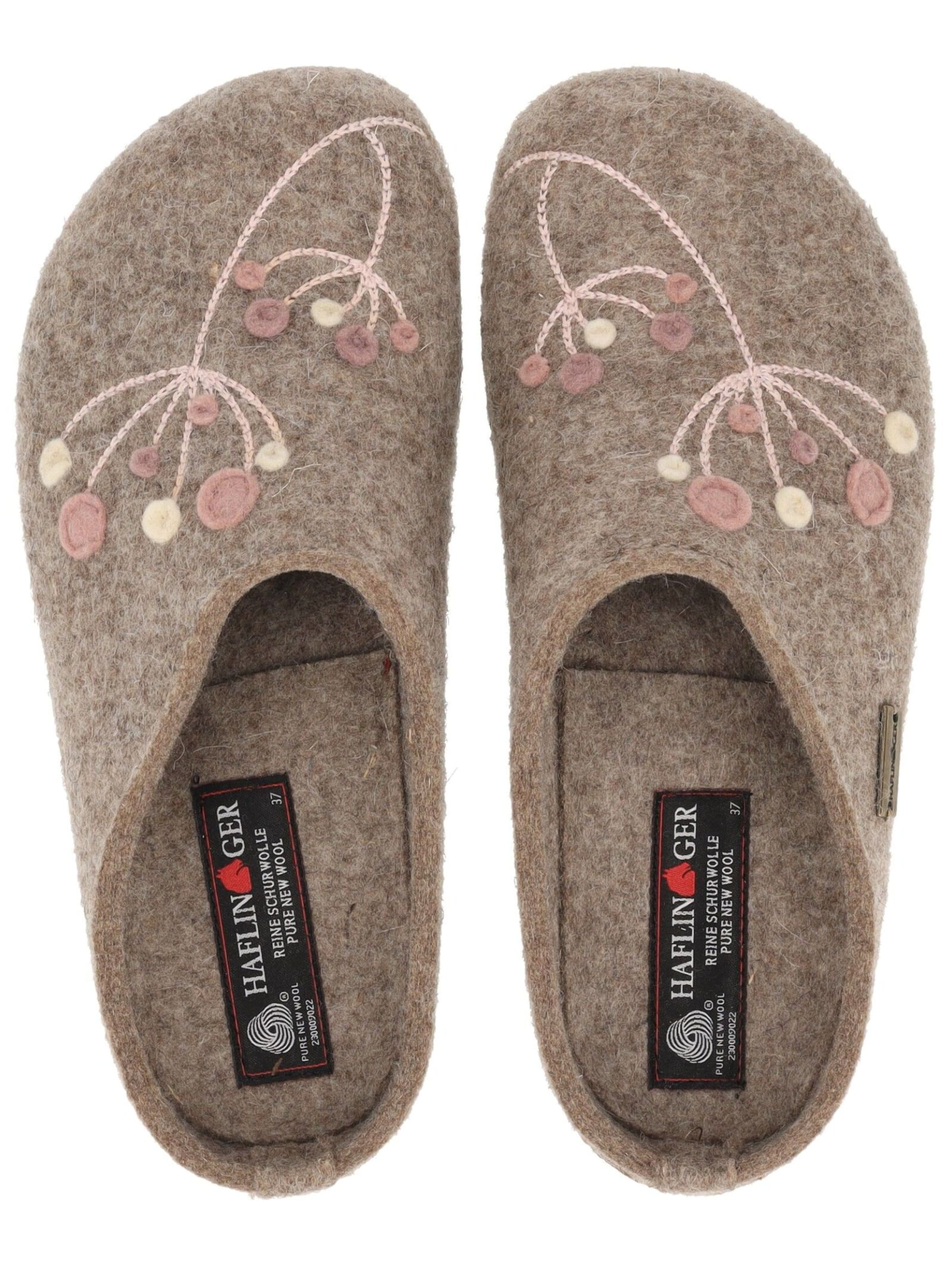 Pantoufle HAFLINGER en beige