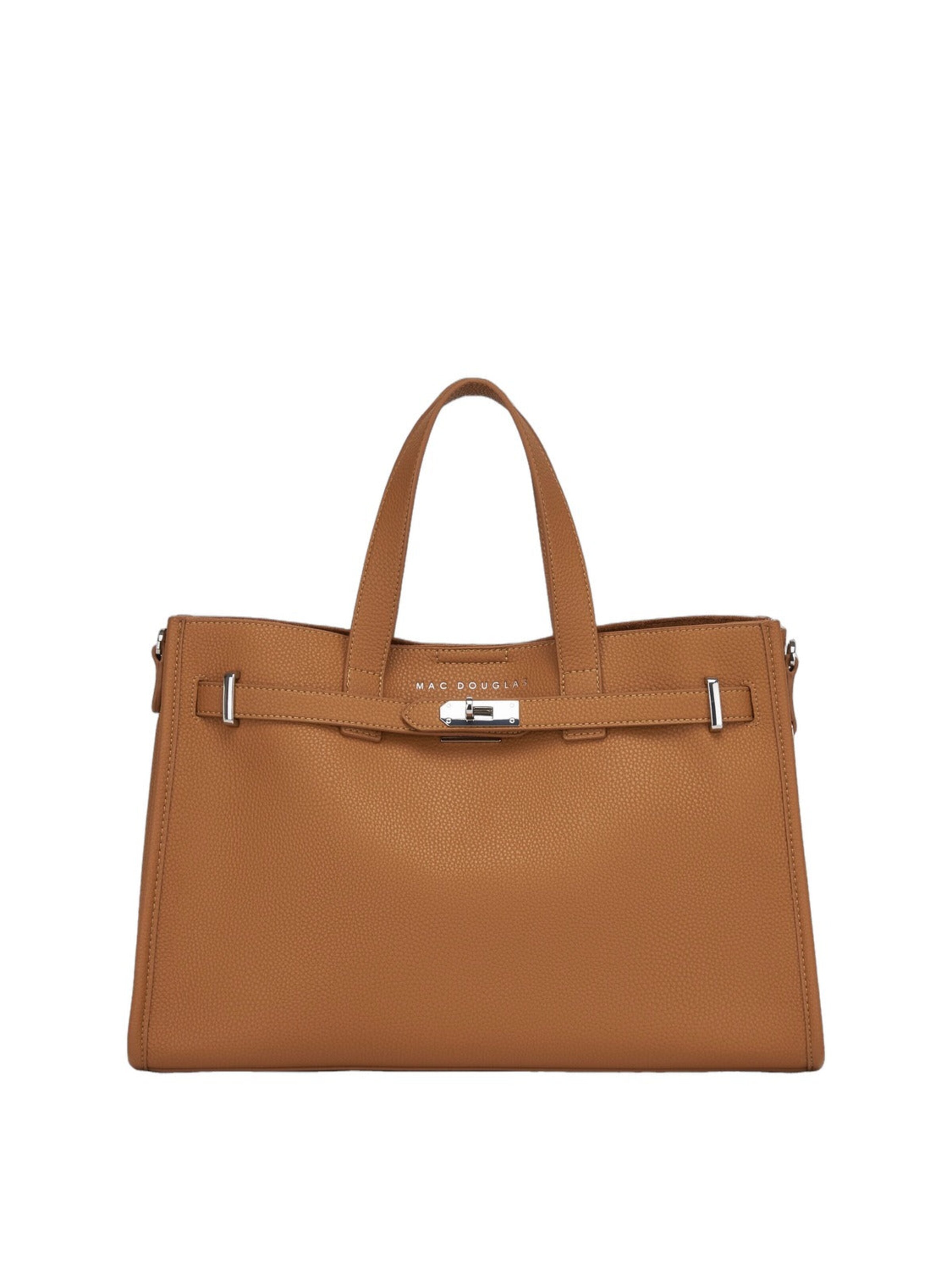 MAC DOUGLAS - Shopper 'Land' en marrón: frente