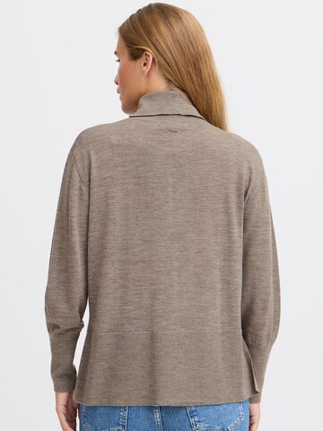 PULZ Jeans Trui 'PZSadie' in Bruin