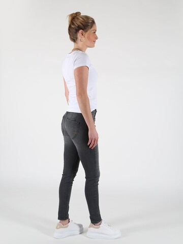 Miracle of Denim Skinny Jeans 'Ellen' in Grey